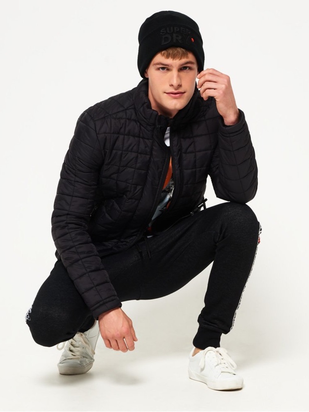 SUPERDRY | M | Men’s Box Quilt Fuji Zip Puff Jacket Windbreaker